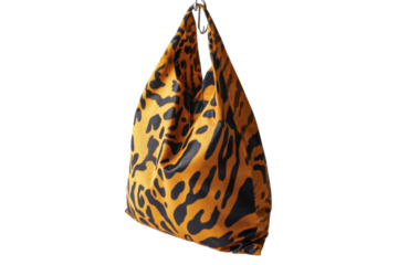 Stylish leopard print bag adds flair to any outfit