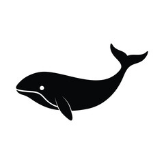 A dolphin isolated on white background vector.