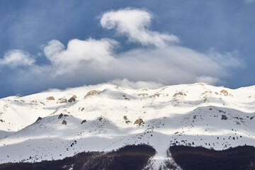 Le creste della Maiella in una giornata invernale - Passo San Leonardo - L'Aquila