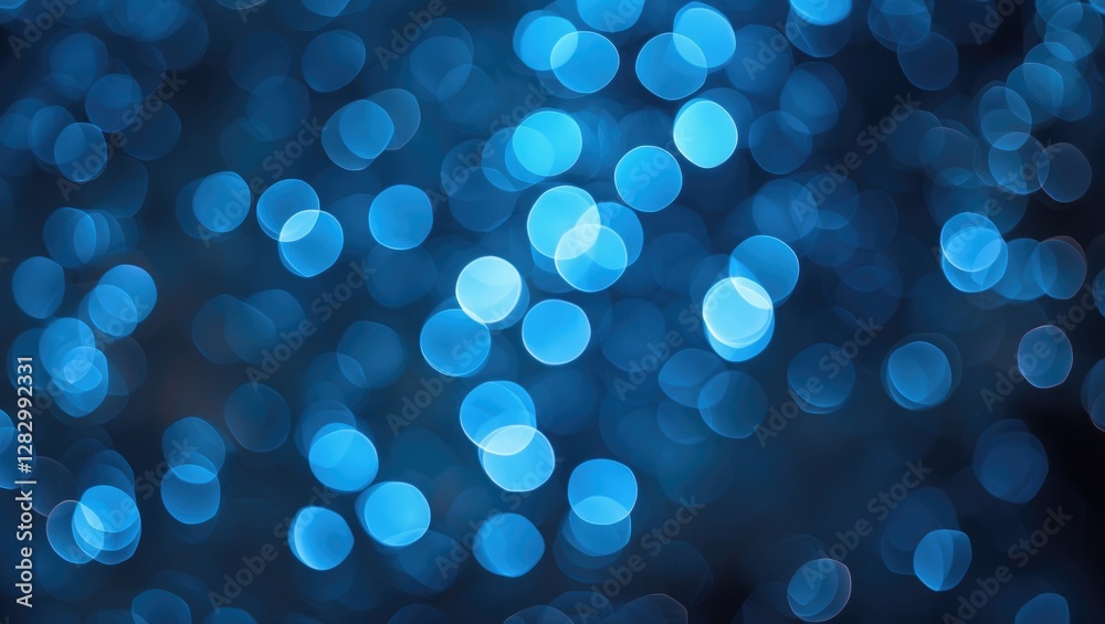 Poster bright abstract blue bokeh background creating an enchanting and dreamy atmosphere ideal for design 