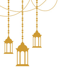 Obraz premium Islamic Lantern Corner