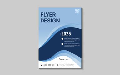 Modern Abstract business flyer design template