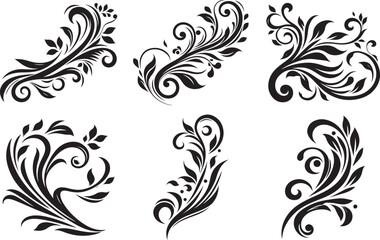 abstract floral design