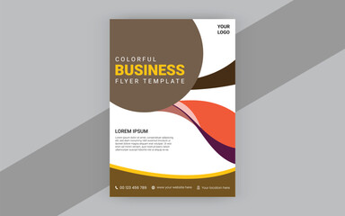 Corporate business flyer design template