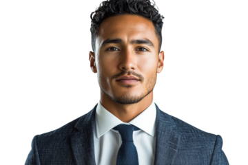 Professional man in suit with confident expression