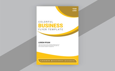 Corporate business flyer design template