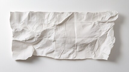 Obraz premium wrinkled white paper texture for creative backgrounds and designs