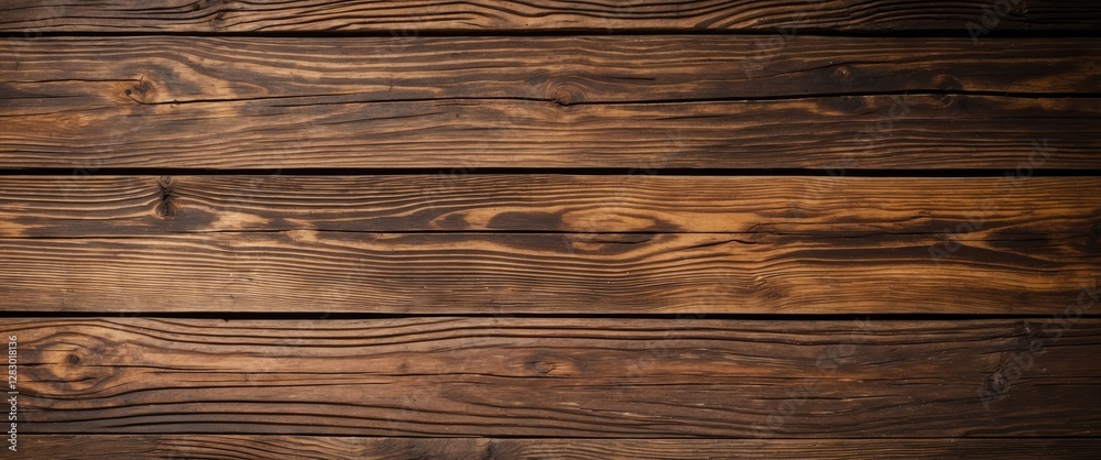 Poster dark wooden planks arranged horizontally with visible grain and texture in a rustic style background