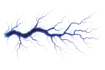 Lightning creates complex electric patterns