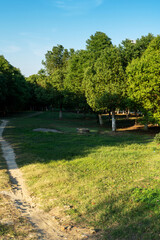 The road of City Park in China