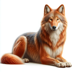 Fototapeta premium red fox vulpes 4 years old