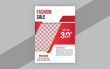 Modern Fashion Sale Flyer Design Template