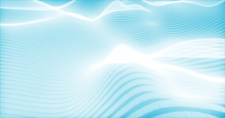 Obraz premium Image of white lines moving on blue background
