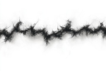 Obraz premium organic ink flow bring a sense of chaotic harmony Radiant Ink Waves Merge Into Organic Shapes wispy ink clouds.