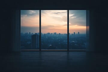Fototapeta premium Sunset Cityscape View