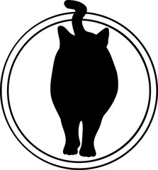 Cat silhouette, Cat, Cat breeds, logo, vector, silhouette, i love my dog, animal, illustration, icon, sign, design, black, symbol, pet, love