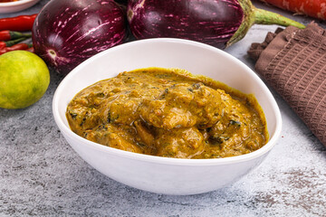 Indian chicken masala corma curry