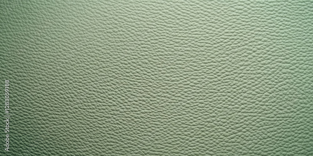 Aufkleber Textured green leather surface with subtle grain patterns reflects soft light, creating a smooth and elegant background for design projects.