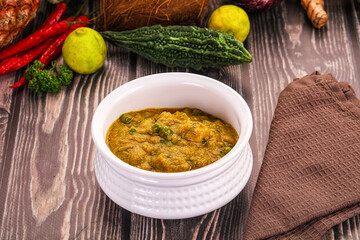 Aloo masala with green peas