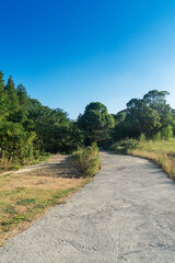 The road of City Park in China