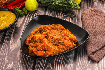 Indian cuisine - Prawns malabar masala