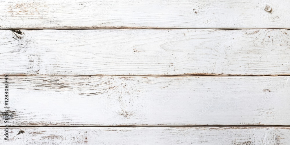 Leinwandbilder white wooden surface with textured grain patterns highlighting an open space for text above, creatin