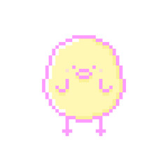 ピクセルアートなひよこ⭐︎PNG  © Flandern