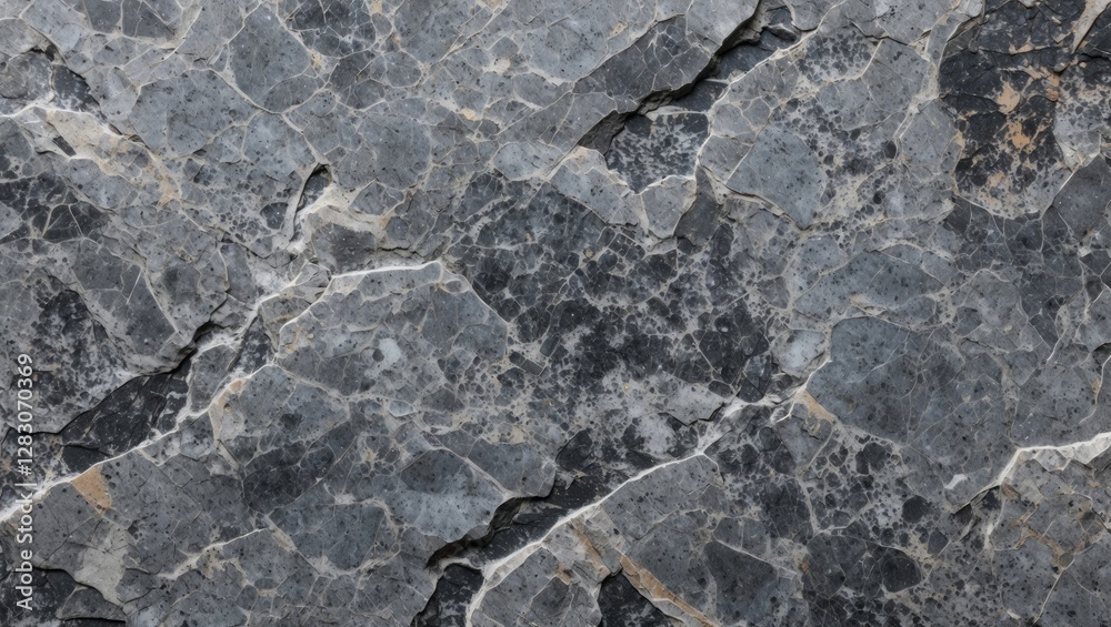 Poster gray granite stone surface texture with natural patterns suitable for backgrounds and design element
