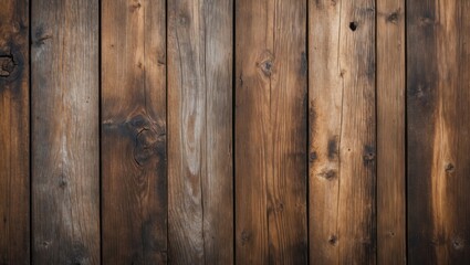 Fototapeta premium Rich textured wooden boards background with warm earthy tones for rustic and natural design themes. Ideal for various creative projects.