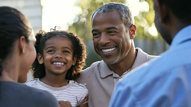 1_Family Meeting with Insurance Agent for Home Insurance Discussion