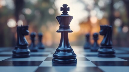 Strategic chess game in progress with focused players engaged in intense competition over a classic chessboard