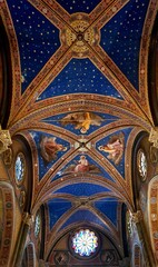 Interiror of Basilica de Santa Maria Sopra Minerva, Rome, Italy