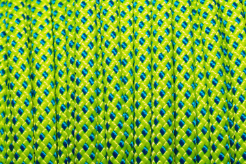 Colorful climbing rope as a texture	