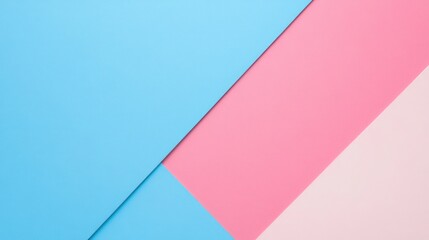 Obraz premium Abstract pastel pink, light pink and blue paper background.