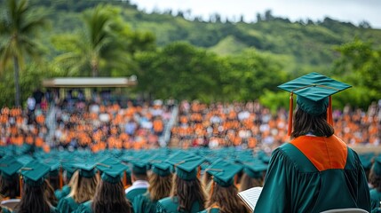 Graduation Speech Photography Featuring Students Delivering Speeches, Valedictorians, and Inspirational Moments, Perfect for Academic Content and Graduation Celebrations