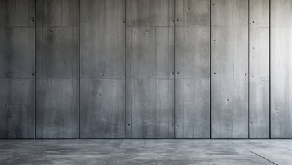 Naklejka premium Concrete wall grey texture suitable for modern backgrounds and wallpapers with a sleek minimalist aesthetic and industrial feel.