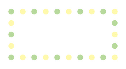 かわいいシンプルな飾り罫のイラスト