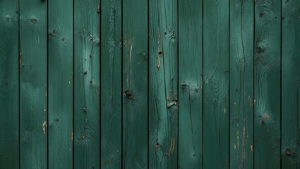 Fototapeta premium Textured Dark Green Wooden Planks Background for Creative and Design Projects