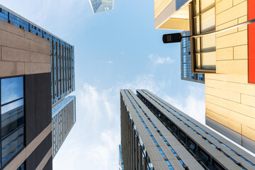 Metropolis of Shanghai's modern office building