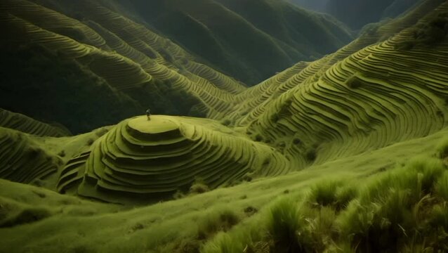 Describe the panoramic views from the hills of Wae Rebo.