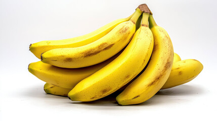 Fresh bananas with vibrant yellow color, perfect for healthy snacks