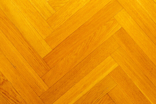 Wooden parquet floor as texture, background