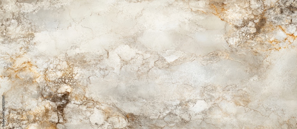 Aufkleber vintage marble texture with beige and gold tones on a worn concrete backdrop, showcasing intricate r