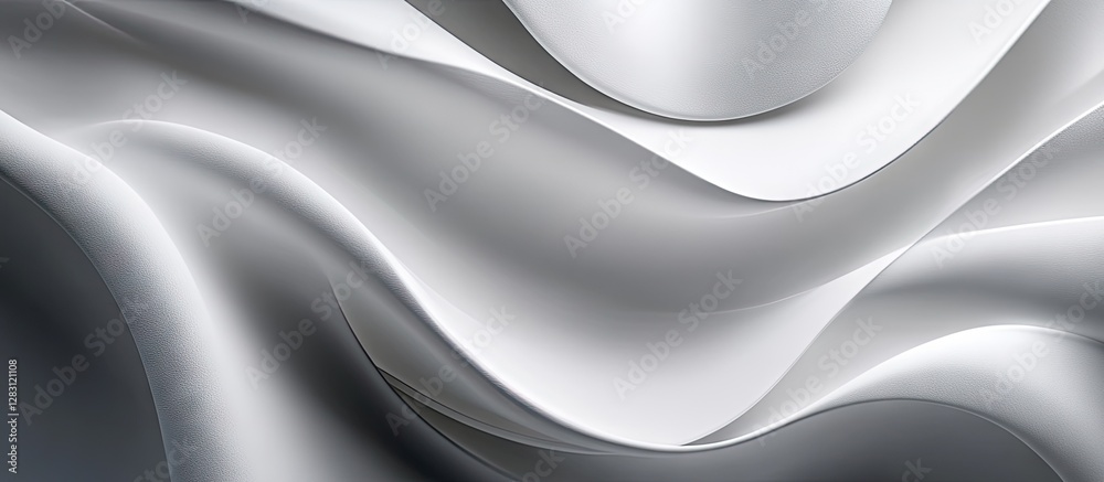 Aufkleber sleek gray abstract wallpaper featuring smooth, flowing textures with gradients of light and dark, c