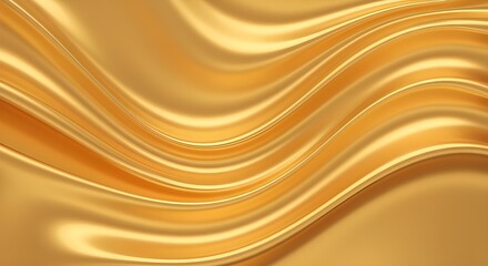 luxury golden liquid background, smooth texture resembling cloth