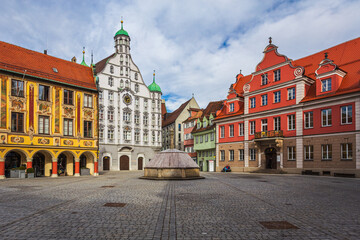 Obraz premium In the old town of Memmingen