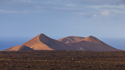 View to Timanfaya National Park