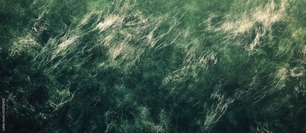 Fototapete Textured green chalkboard background with subtle white chalk marks creating an abstract pattern ideal for educational themes or dark wall design.