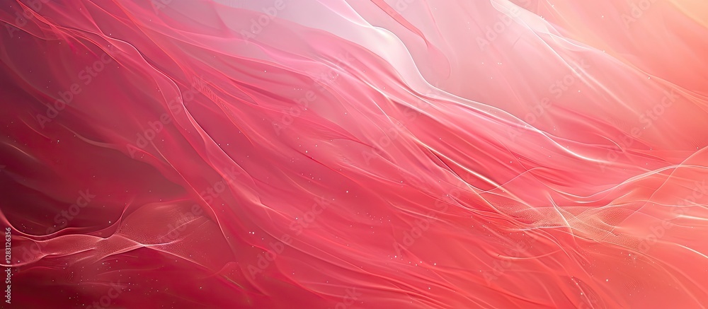 Leinwandbilder pastel abstract background featuring soft flowing red hues with lighter accents ideal for copy space