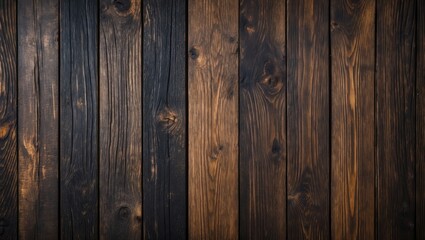 Naklejka premium Dark and light wooden planks background with varying texture and grain patterns for design and decoration purposes